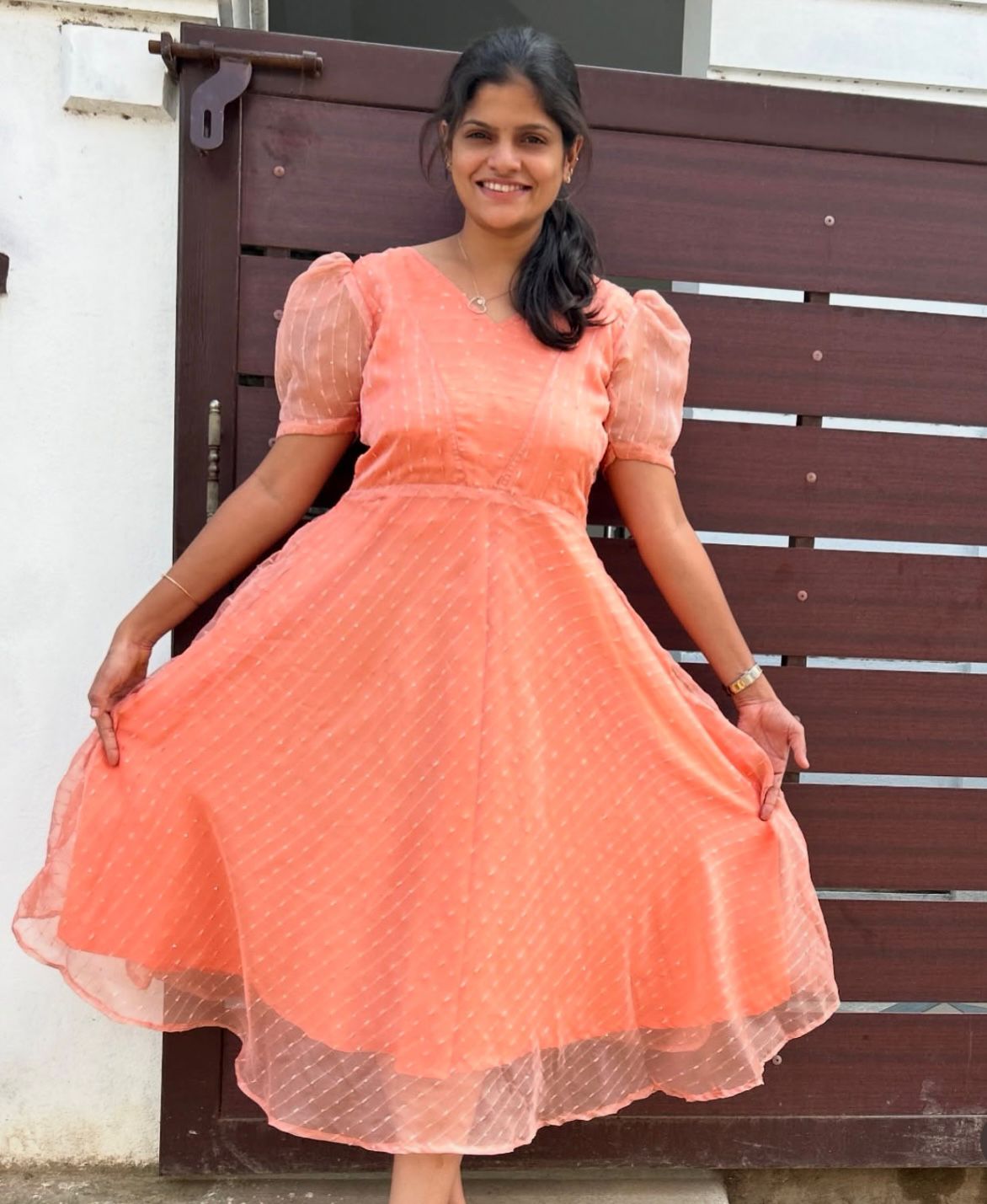 Umbrella sequence georgette Maxi - Image 2