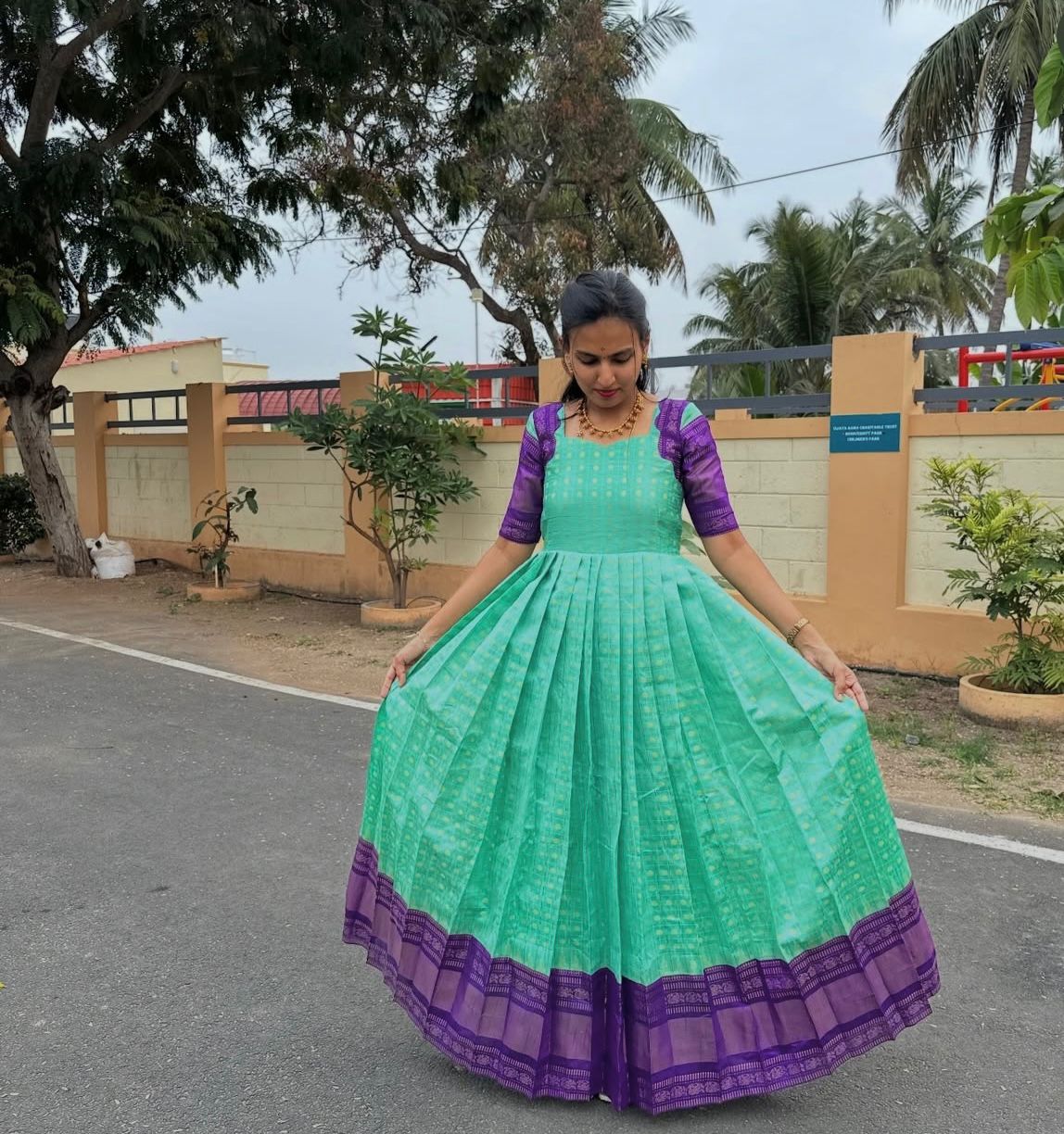 Ramagreen Raw Silk Maxi - Image 6