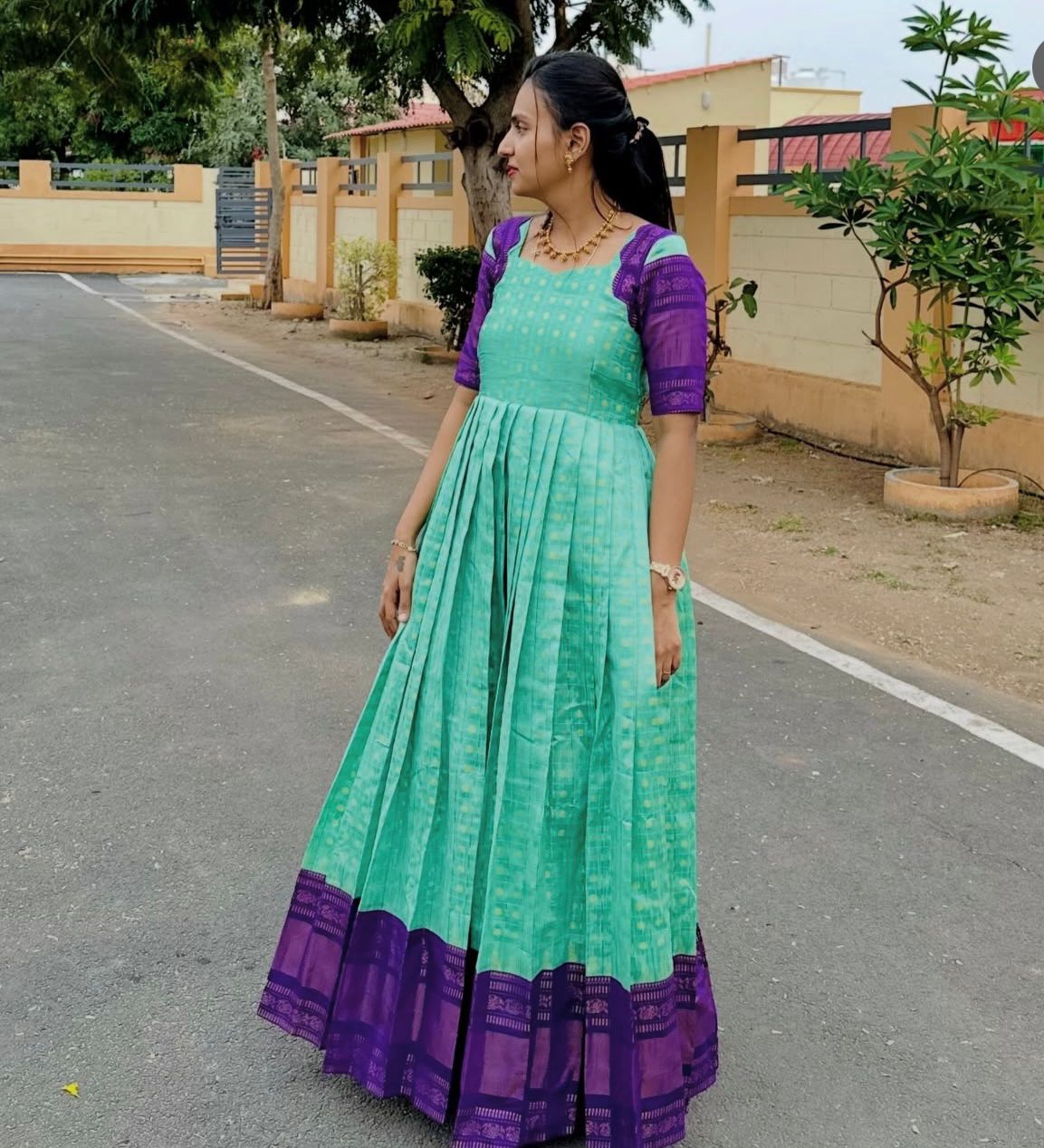 Ramagreen Raw Silk Maxi - Image 7