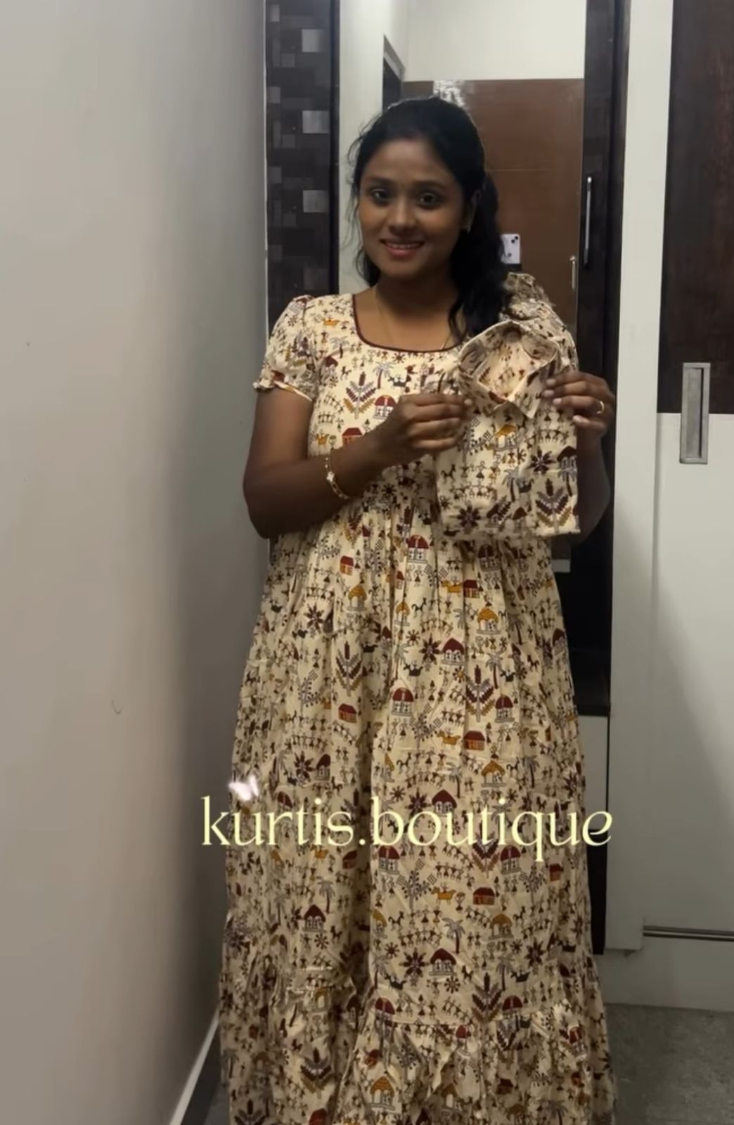 Cotton Dancing doll Maxi Dress - Image 2