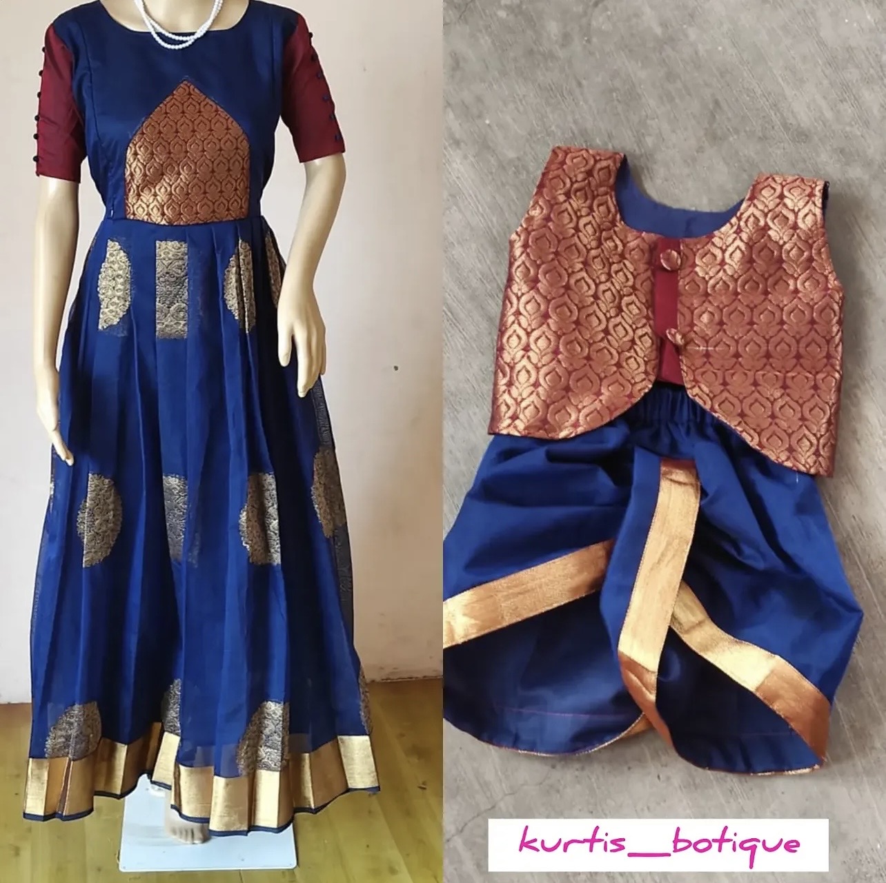 Silk cotton Mom&Baby combo - Image 3