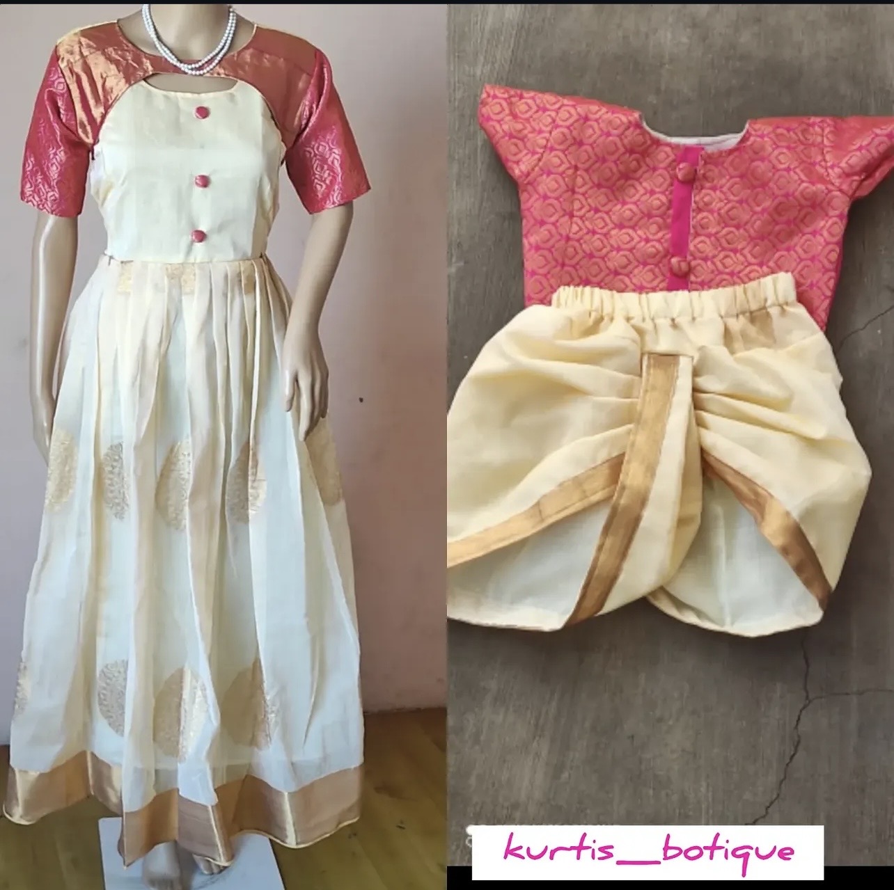 Silk cotton Mom&Baby combo - Image 5