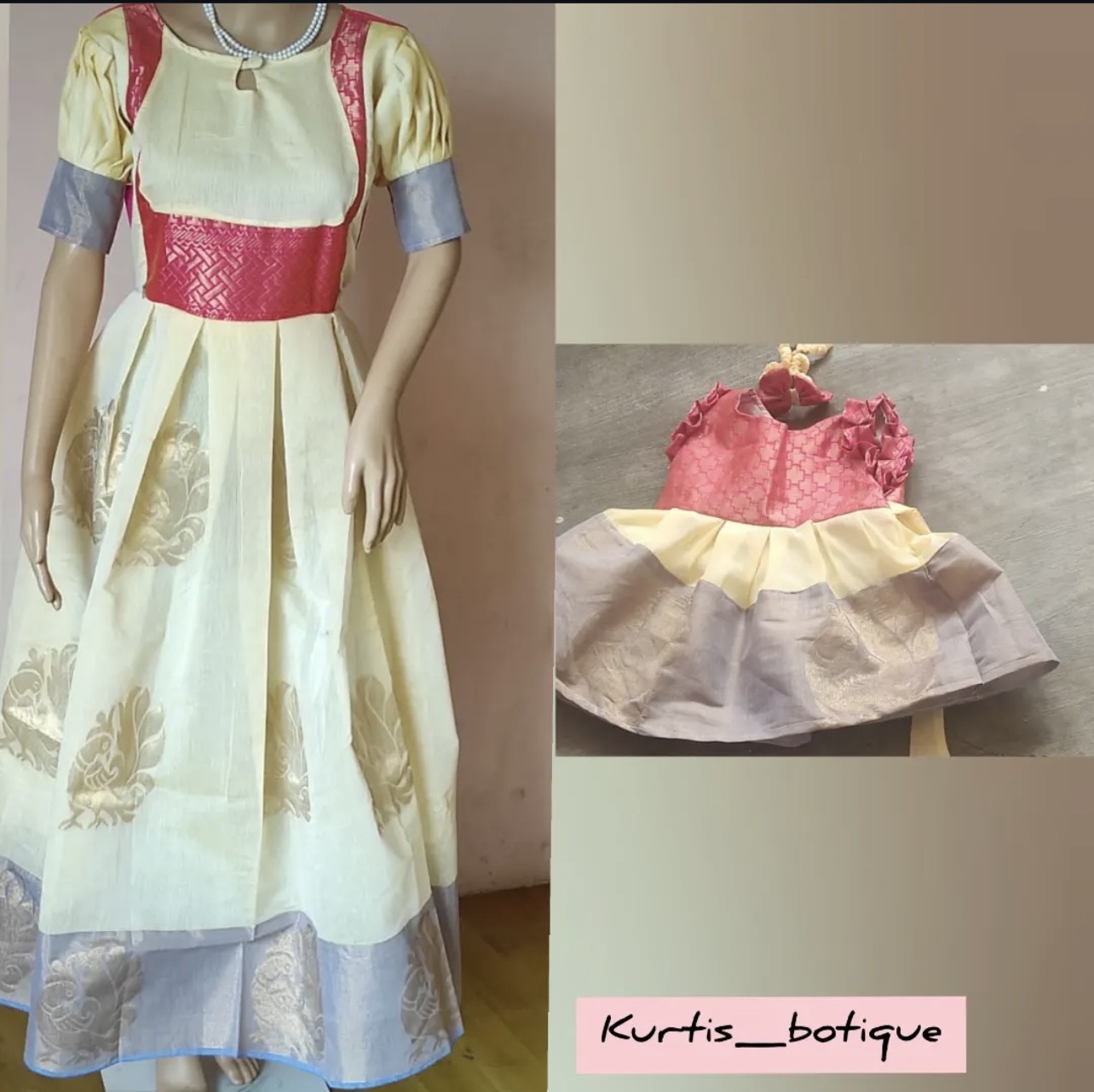 Silk cotton Mom&Baby combo - Image 6