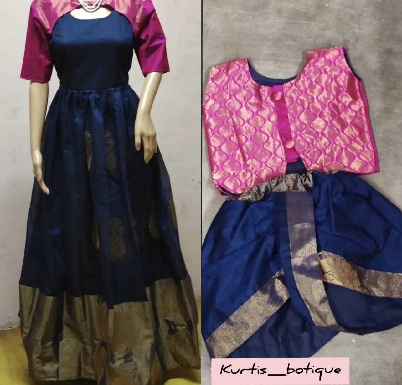 Silk cotton Mom&Baby combo - Image 9