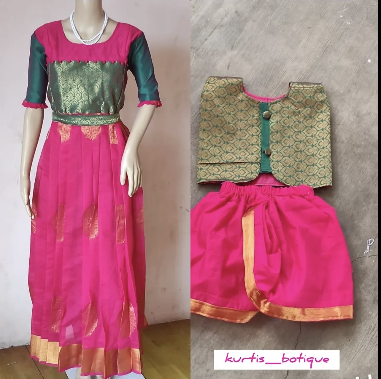 Silk cotton Mom&Baby combo - Image 10