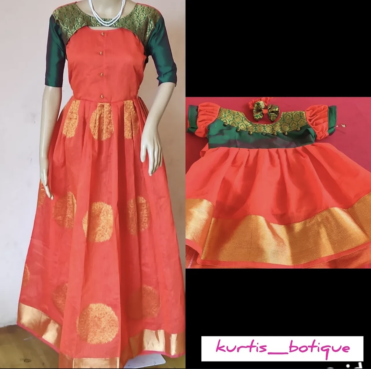 Silk cotton Mom&Baby combo - Image 11