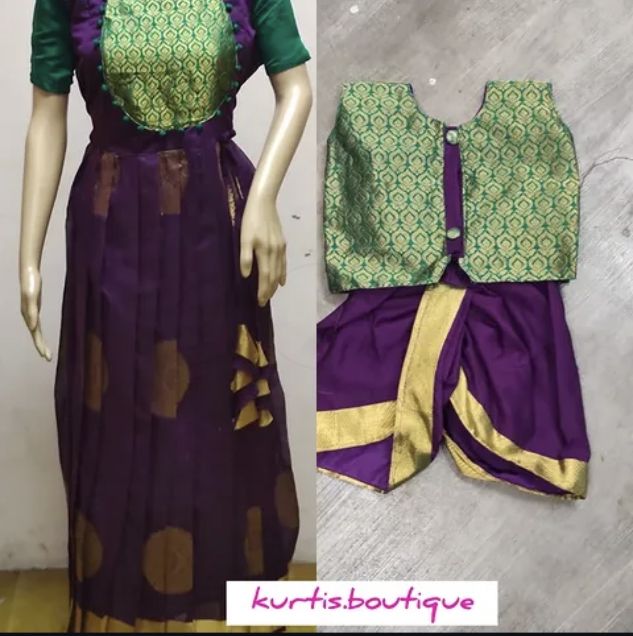 Silk cotton Mom&Baby combo - Image 14