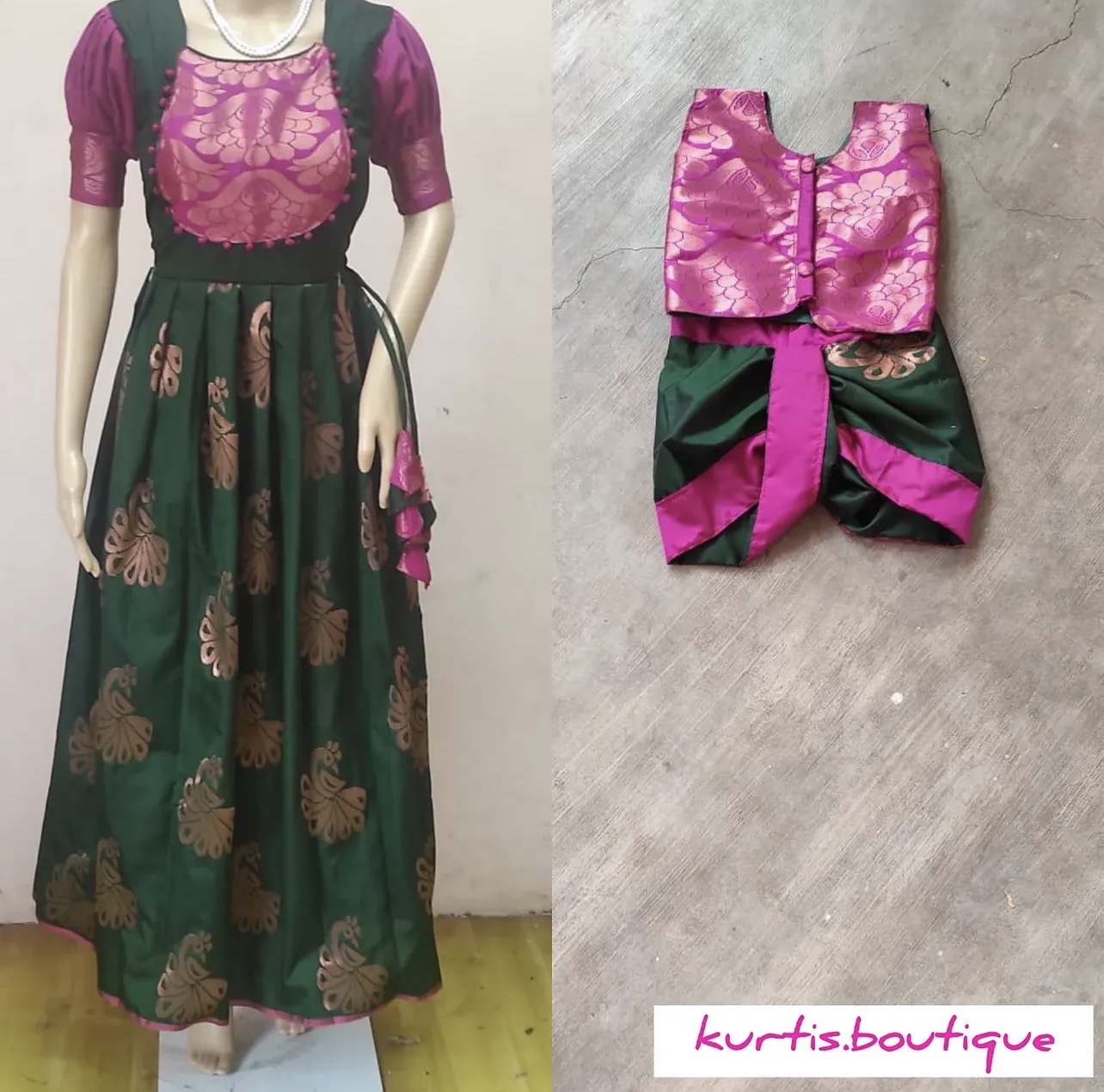 Silk cotton Mom&Baby combo - Image 15