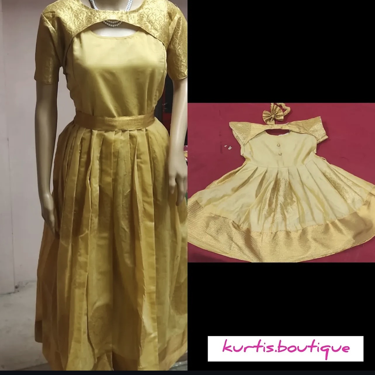 Silk cotton Mom&Baby combo - Image 16